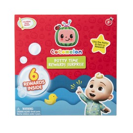 CoComelon Potty Time Rewards Surprise – 1 Figure and 5 Accessories to Collect - Features Favorite Character JJ - Surprise Accessories – Potty Training - Toys for Kids and Preschoolers