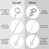Bracelet Extender Durable White Gold Extenders for Necklace Bracelet Anklet