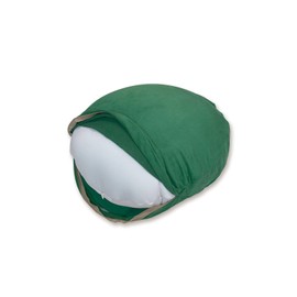 Kinshi Bead Cushion, Small, Round, Beads Made in Japan, Refillable, Washable (S Cover Only, Sucre Teal Green)