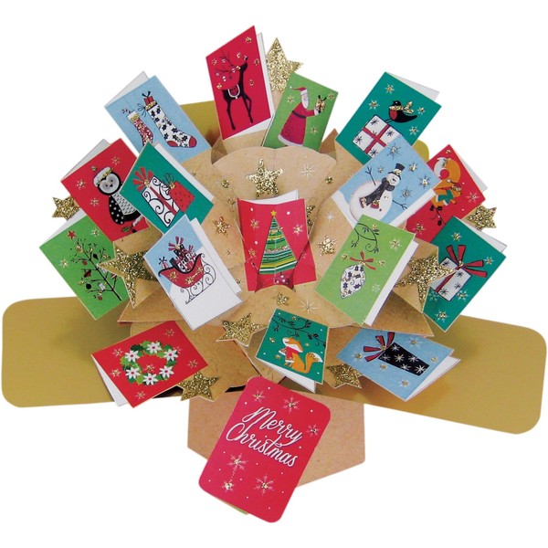 Second Nature Pop Ups Christmas Card with Mini Cards