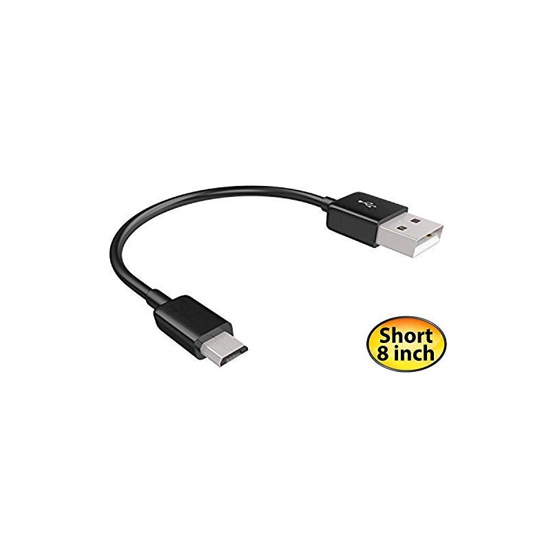 Short MicroUSB Cable Compatible with Your HTC EVO 4G LTE