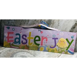 Greenbrier Happy Easter Decor Wall Sign 5.875x18.875in
