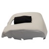 Priprilod Light Gray Leather Center Console Leather Lid Armrest Cover