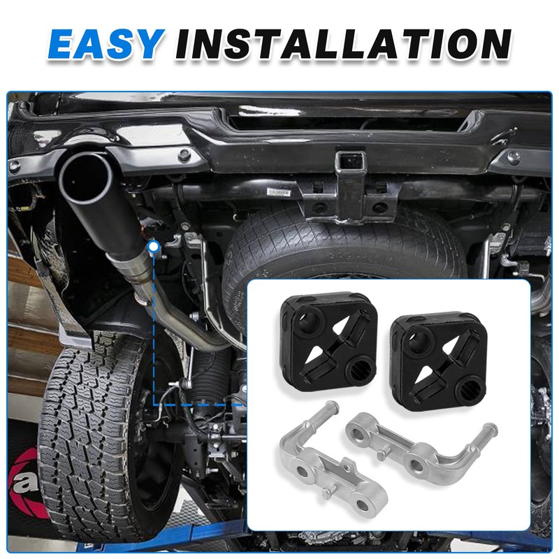 Lazenta 68275662AB Exhaust Bracket Muffler Support Rubber Isolator Hanger Assembly