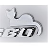 L-hotse Cat Shaped 3D Plated Emblem Car