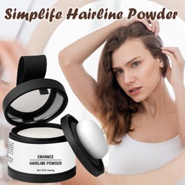 Root Powder for Hair,Root Up Hair Shadow Powder with Applicator - Long Lasting Hair Shading Tool, Hair Concealer Gray Coverage for Fine and Thinning Hair