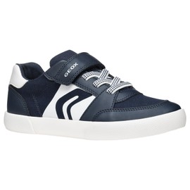 Geox Boys' J Gisli Boy D Trainers, Navy-white