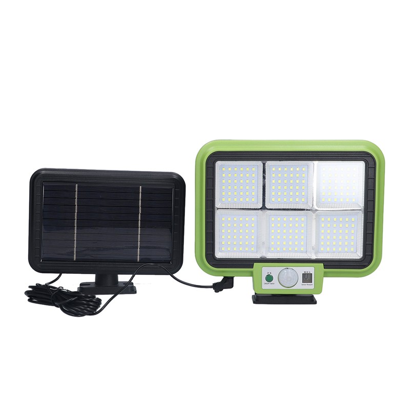 Solar Light Rotatable Panels Rechargeable Battery Motion Sensor Function Waterproof