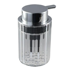 couponhub 7 Oz Foaming Soap Dispenser,Bubbling Bottle,Refillable Foaming Pump Bottle with Silver Pump,Press Type Mousse Bottle for Hand Sanitizer Bath Gel(A)