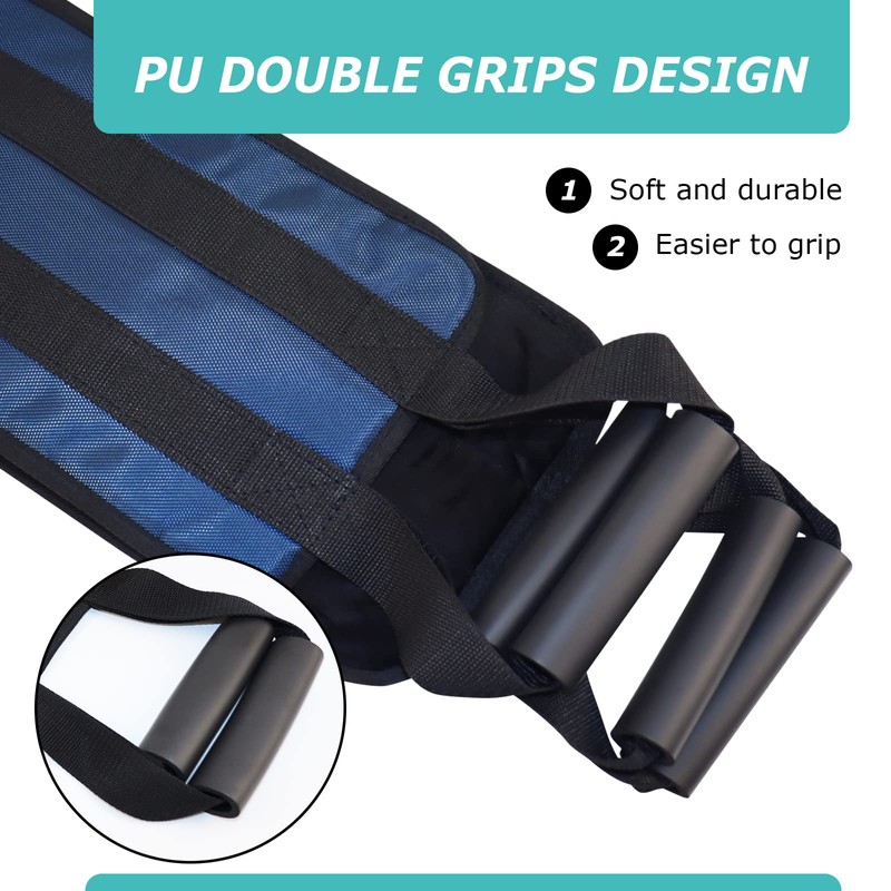 LOSCHEN 80cm Transfer Belt for Patient,Padded Bed Transfer Nursing Sling