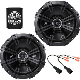 KICKER Speakers 6.5 inch for Toyota Corolla 2019-2020 Upgrade Kit - Pair of DS Series with Harness, Coaxial 6 1/2 Car Audio Front Door Speaker DSC650, 43DSC6504
