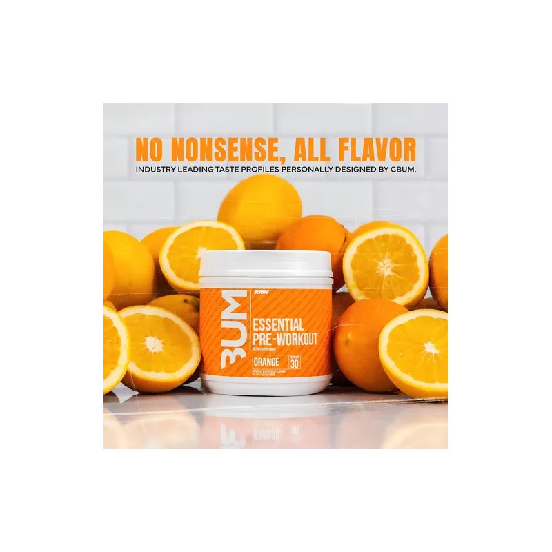 Pre Entreno Cbum Essential Pwo Raw Nutrition 30 Servicios Sabor