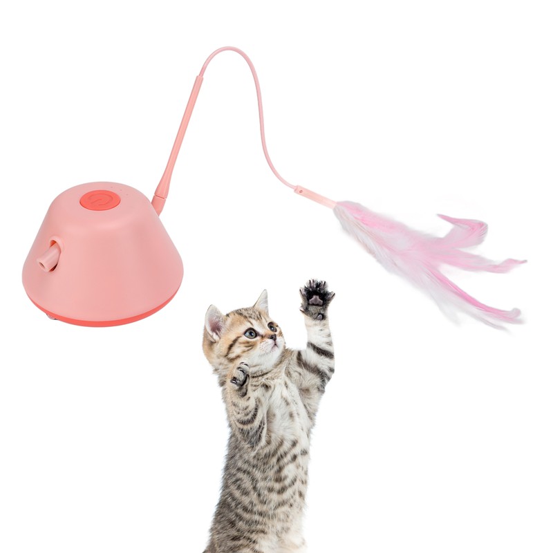 Automatic Cat Toy Interactive 3 Modes LED Moving Electric Kitten