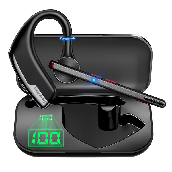 New bee - Auriculares Bluetooth inalámbricos Bluetooth para teléfono celular