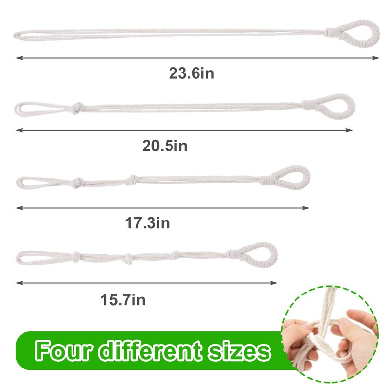 4 Pcs Hanging Chains Plant Hanger Extender Indoor Hanging Planter