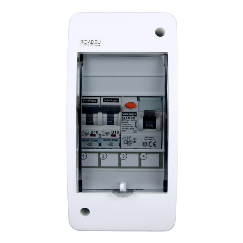 RoadEu Surface-Mounted Fuse Box 230 V FI 40 A 30