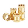 Qrity Pack of 20 Threaded Inserts, M4 x 12 x