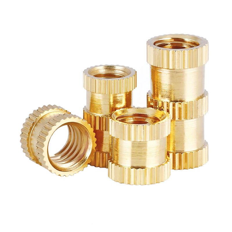 Qrity Pack of 20 Threaded Inserts, M4 x 12 x