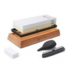 Paudin Premium Whetstone Knife Sharpener Stone Kit 1000/6000 Grit -