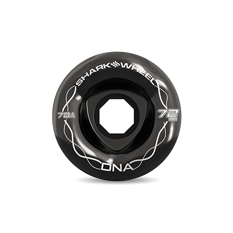 Shark Wheel - Ruedas de Crucero Longboard de 72 mm,