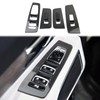 Korlot Carbon Fiber Style Window Lift Trim Switch Panel Cover