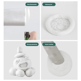 Waterproof Wall Repair Seal Mortar | Sealing Clay for Wall Hole Repair | Repair Air Conditioning Holes Sealing Mud | Holes Filler (2 Packs)