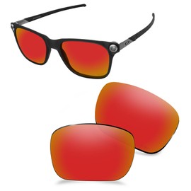 AOZAN ANSI Z87.1 Polarized Replacement Lenses For Oakley Apparition OO9451 Sunglasses - Electric Crimson