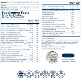 SOLARAY Liposomal Multivitamin for Women 50 Plus, Enhanced Absorption with Iron, Vitamin D, Vitamin C, B12, Biotin & More, Immune Support & Bone Health, Vegan, 30 Servings, 60 VegCaps