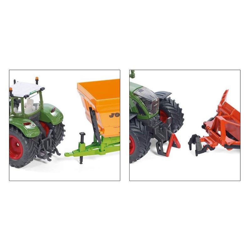 siku 3285, Fendt 724 Vario Tractor, 1:32, Metal/Plastic, Green, Ackermann