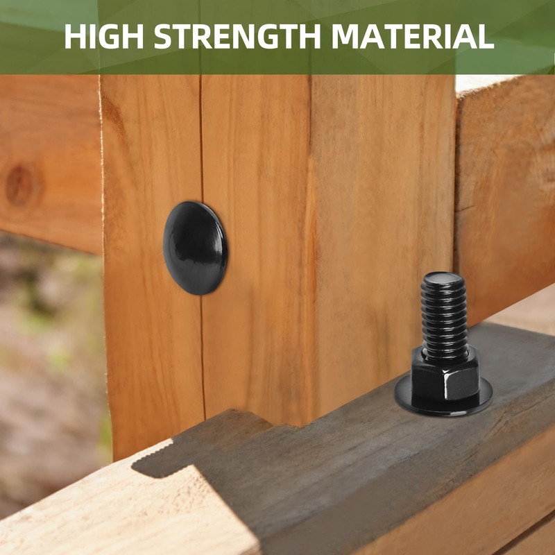 15 Sets 5/16-18 x 1" Carriage Bolt Kit, Round Head