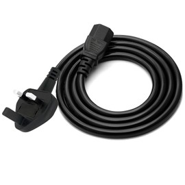 3 Pin C13 Power Cable Replacement for Fender Mustang I V2 Amp LT-25 GT-40 Frontman 20G Champion 20 40 AMP Amplifier Guitar 6Feet AC Power Cable Lead Plug UK Mains