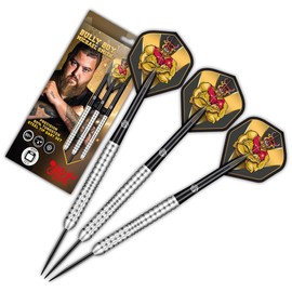 Shot! Darts Michael Smith Precision 80% Tungsten Pro Throwing Darts Steel Tip Set Professional Made in New Zealand Designed Dart Flights for Women & Men Metal Tip Bar Darts for Adults