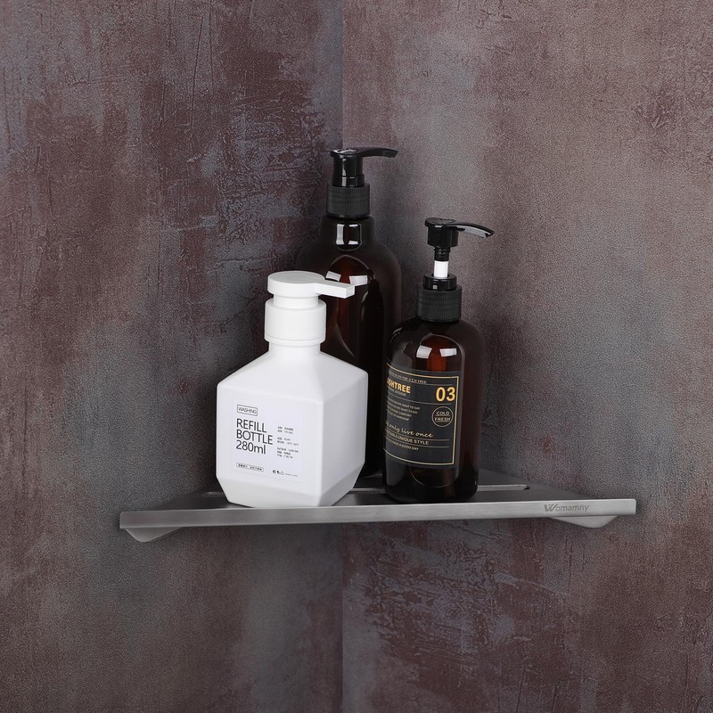 Womamny Bathroom Corner Shelves, Shower Caddy Corner Shower Shelf Wall
