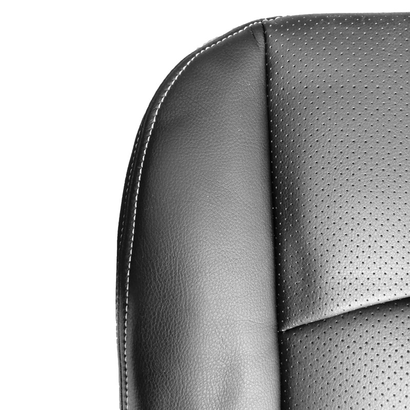 Prefer Warehouse Driver Bottom Leather Seat Cover Black Compatible with