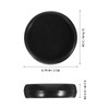 DIYEAH Pack of 55 Black Plastic Discbound Discs for Loose