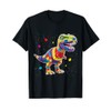 Dinosaur Brick Master Builder Block Building Brick Builder T-Shirt