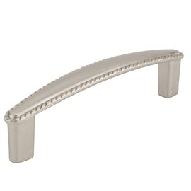 RecPro RV 4-3/8" Silver Satin Nickel Drawer Pull | Handle for Kitchen or Bathroom Cabinet | Antique Style (50 Pack)