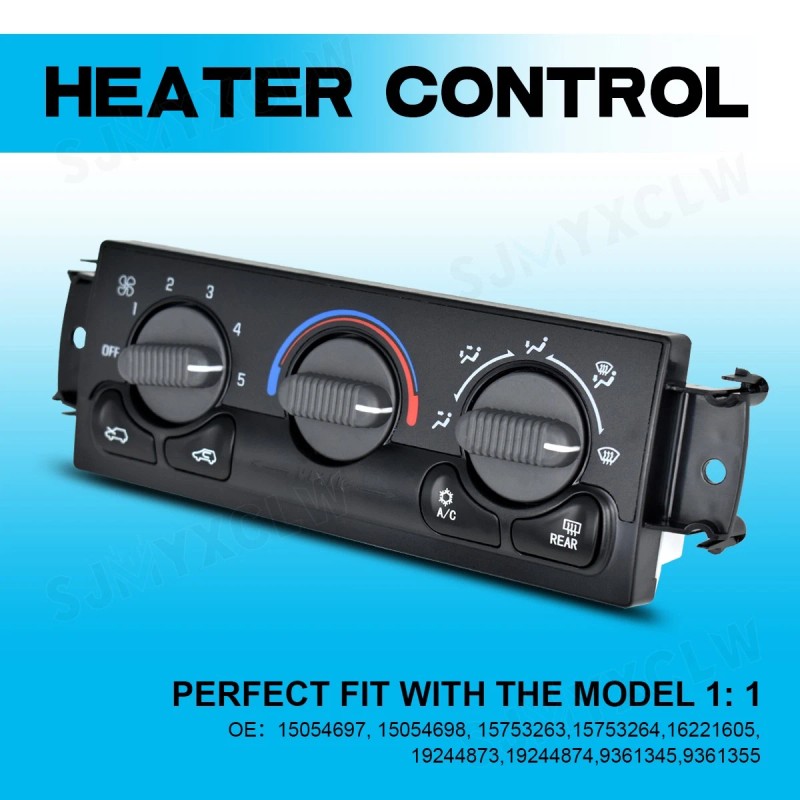SJMYXCLW AC Heater Climate Control Module 599-218 For 2001-2002 GMC