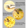 AKOAK 3 Pcs Portable Creative Pineapple Eye Peeler Pineapple Clip