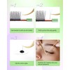 NAGARAKU Y Eyelashes, 2D Y Shape Fan Weave, Professional Eyelash