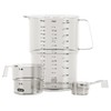 Rosti Mensura SAN Plastic Measuring Cups Set of 3, Measuring