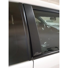 VVIVID Vinyl 2012-16 Scion TC B-Pillar Pre-Cut Sticker Carbon Fiber Vinyl Wrap