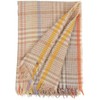 FRAAS Wool Stole Checked with Coloured Highlights - 60 x