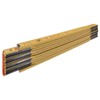 STABILA Type 607 2m Yellow Wooden Folding Ruler Metric Scale