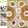 TAMAYKIM 6 Inch Porcelain Dessert Plates, Set of 18, White