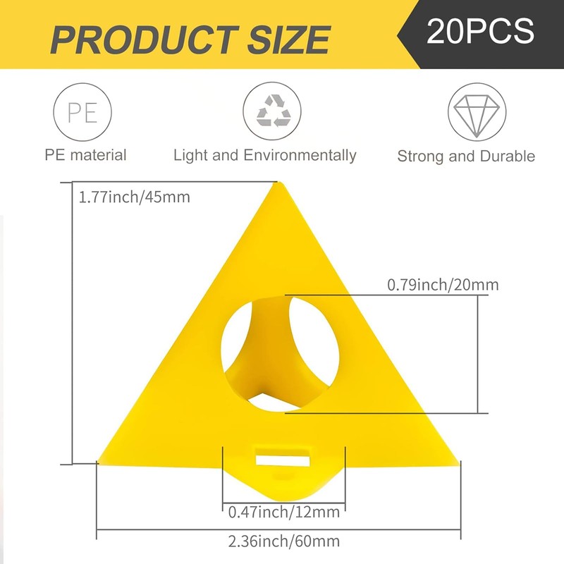 Wilsonzin 20 Pieces Pyramid Stand, Cone Painting Stand, Mini Cone