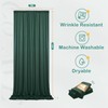 20ftx10ft Hunter Green Backdrop Curtains for Party Background, Wrinkle Free