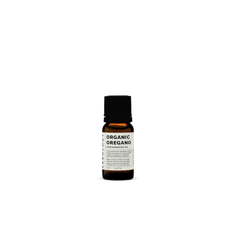 Erbology Organic Pure Oregano Essential Oil 10ml - Small Batch