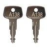 A138 Replacement Keys for Yakima SKS Ski,Cargo Box,Roof,Carrier Racks and