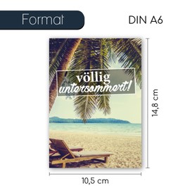 younikat Set of 20 Postcards with Beautiful Sayings in Colourful I dv_364 I Format DIN A6 I Sayings Cards with Motif I for Decorating, Labelling and Sending